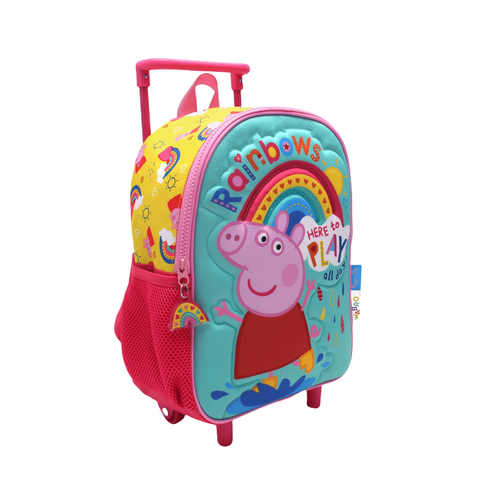 Peppa Pig Mochila 12 Carro Arco iris