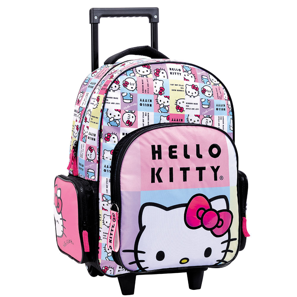 Hello Kitty Mochila 17 Carro  Cuadrille