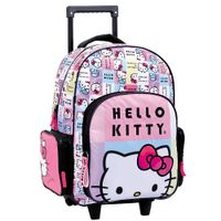 Hello Kitty Mochila 17 Carro  Cuadrille