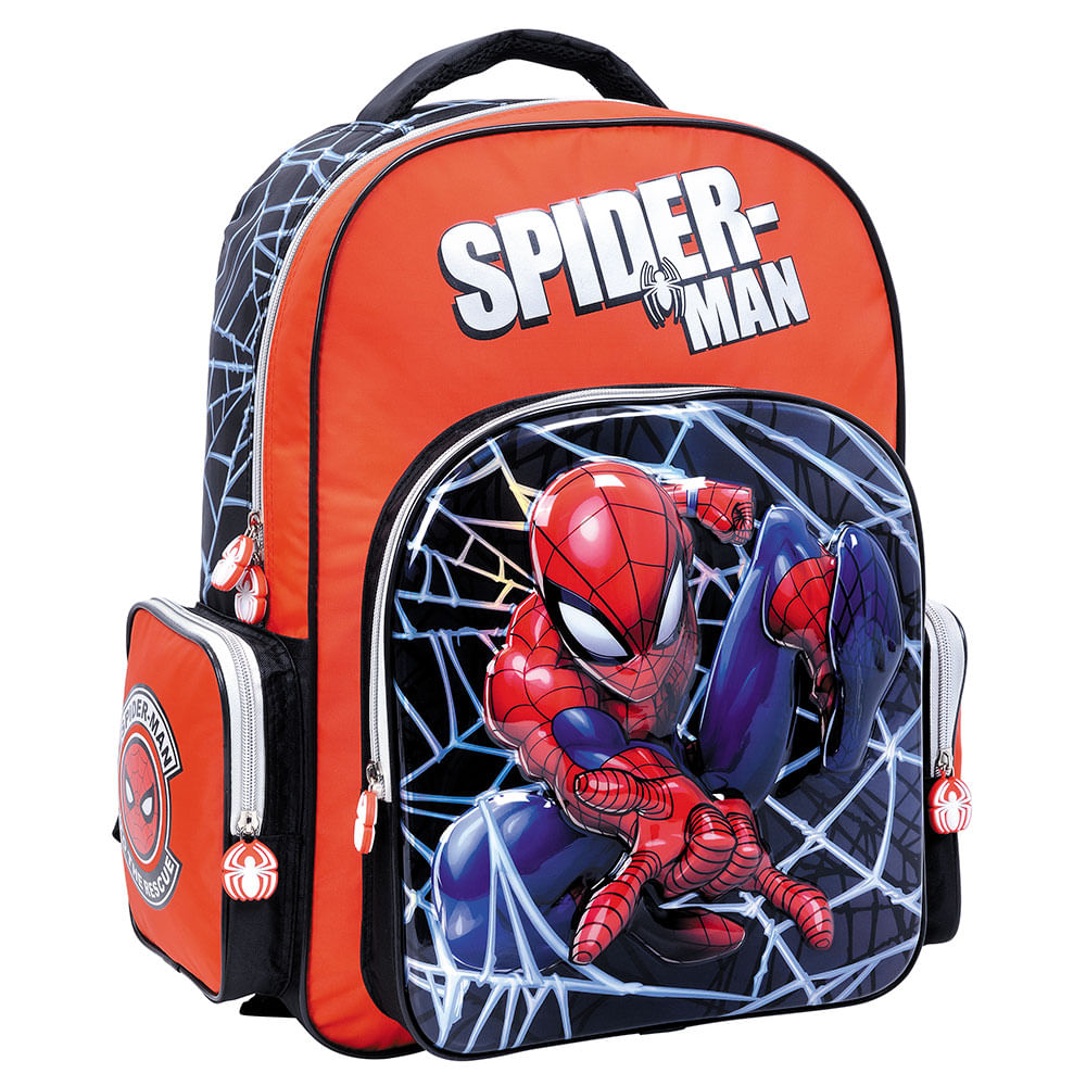 Spiderman Mochila 18 Espalda Rescue Line