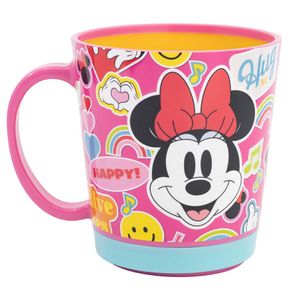Taza Stor Drop Safe Pp 410 Ml Minnie Mouse Flower Power