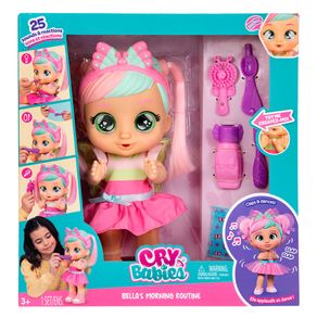 Muñeca Cry Babies 35cm Bellas Morinning Routine