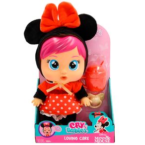 Muñeca Cry Babies 26cm Loving Care Disney Minnie