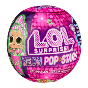 Muñeca Lol Surprise 09cm Neon Pop Stars Sorpresa