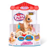 Pets Alive Establo Con Caballo Interactivo 25cm