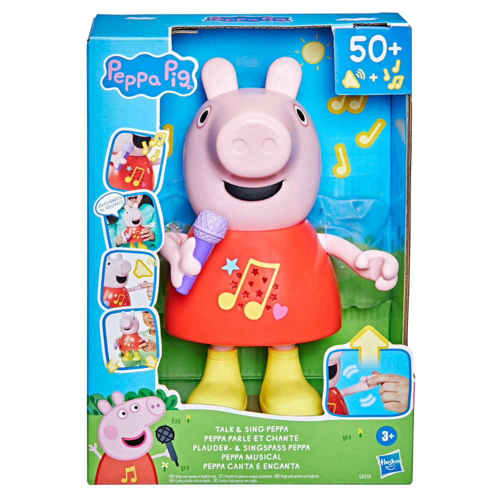 Hasbro Peppa Pig Figura 20cm Peppa Canta Y Habla