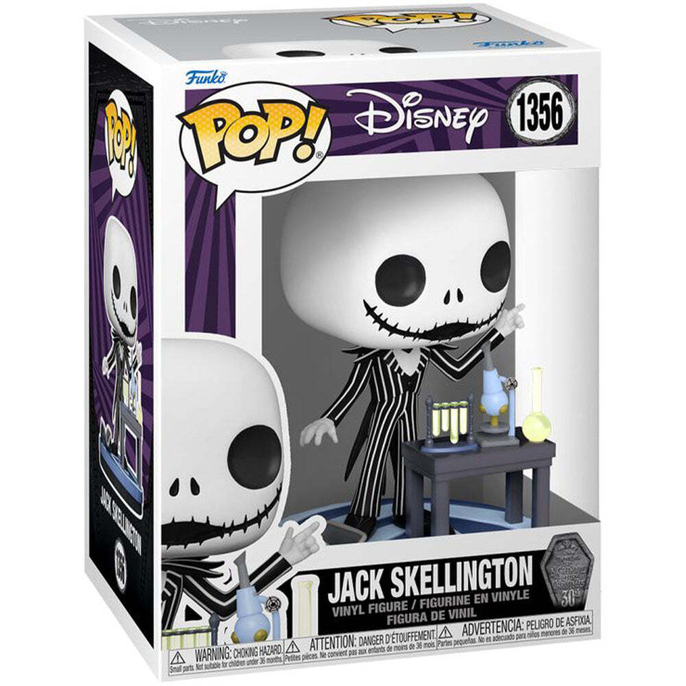 Funko Pop Figura 10cm Disney Jack Skellington Laboratorio