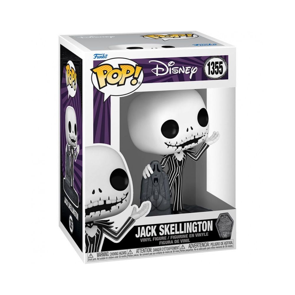 Funko Pop Figura 10cm Disney Jack Skellington Cementerio