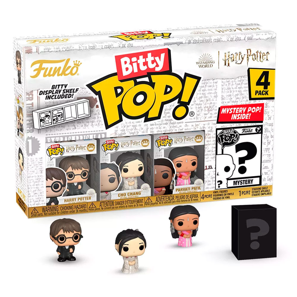 Funko Pop Playset Bitty Pack X4 Harry Potter Caliz de Fuego