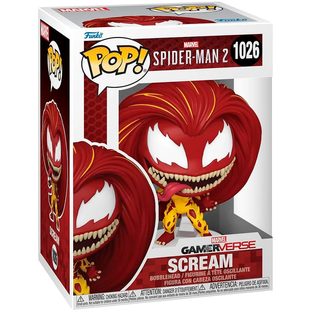 Funko Pop Figura 10cm Games Spiderman 2 Scream