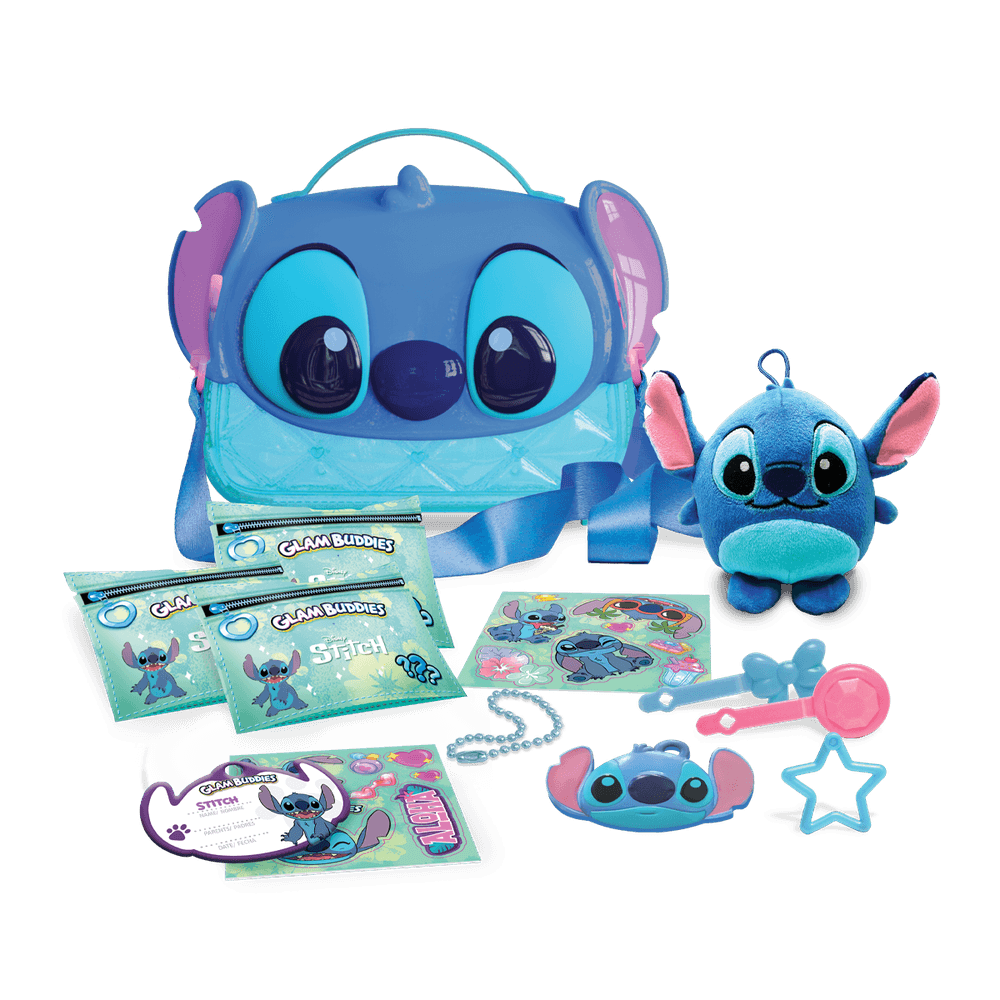 GlamBuddies Cartera Stitch con Peluche 16cm