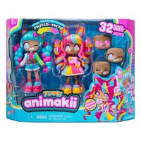 Animakii Muñeca 14cm Switch Y Swap Candy Y Bubblegum