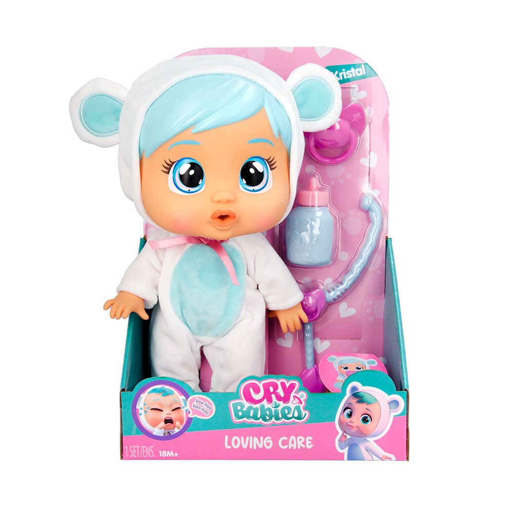 Cry Babies Loving Care Muñeca 25cm Doctor Kristal
