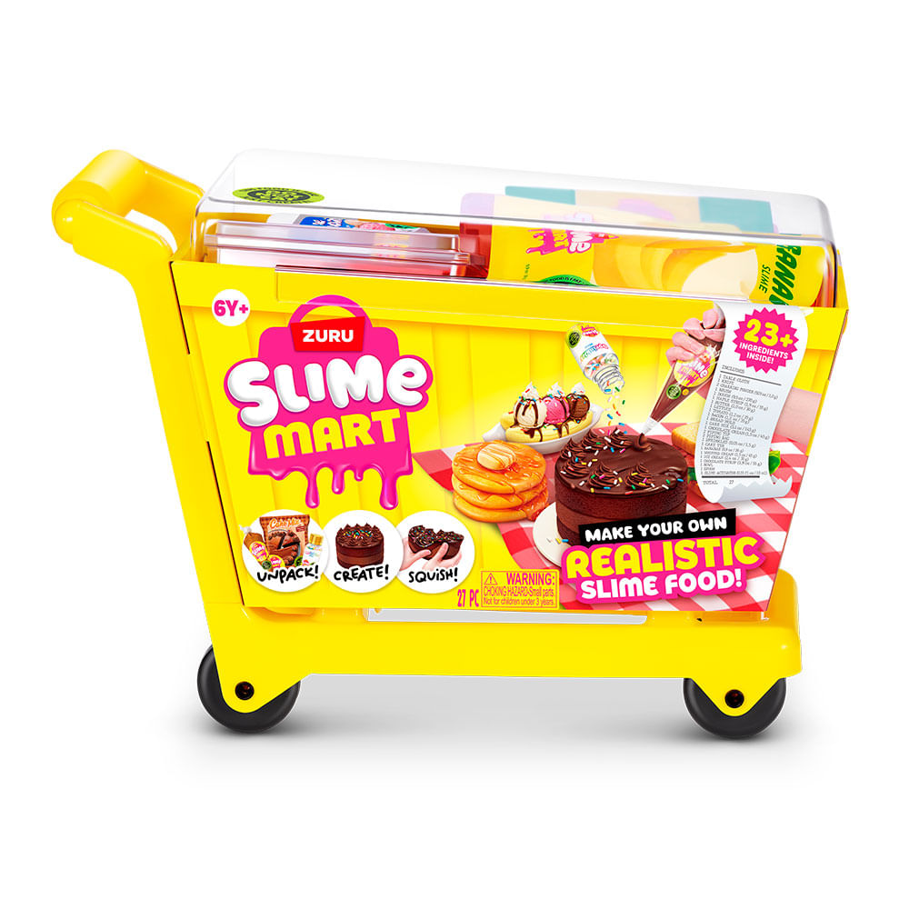 Slime Mart Zuru Changuito De Compras Crea Tu Comida Favortia