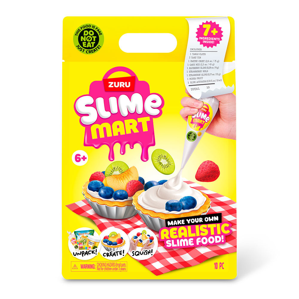 Slime Mart Zuru Bolsa De Compras Crea Tu Pie De Frutas