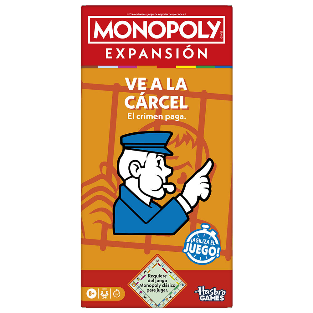 Hasbro Family Monopoly Expansion Go To Jail