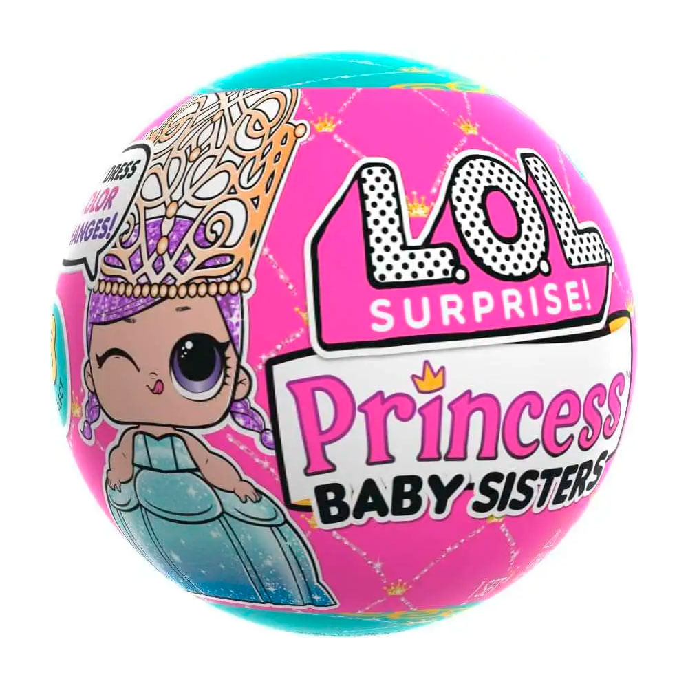 Muñeca LOL Surprise Princess 06cm Cambia De Color Baby Sister