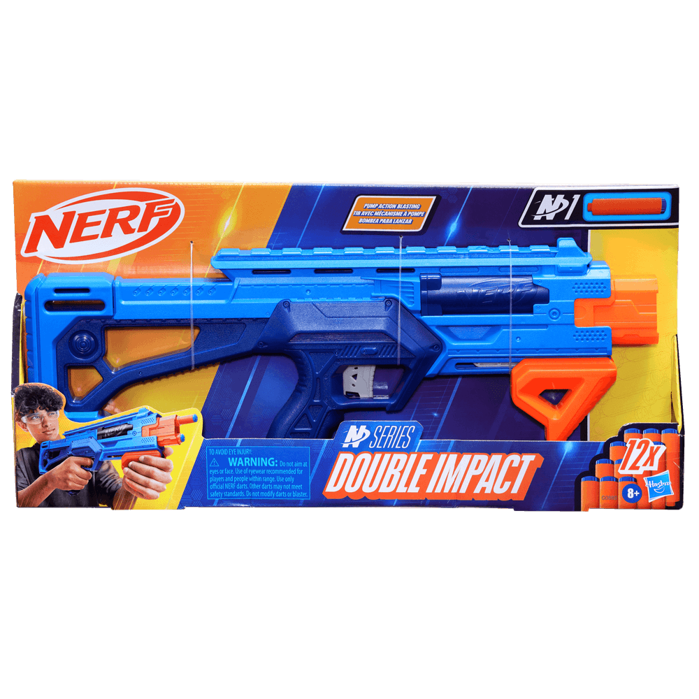 Hasbro Nerf N Series Lanzadora De Dardos Double Impact