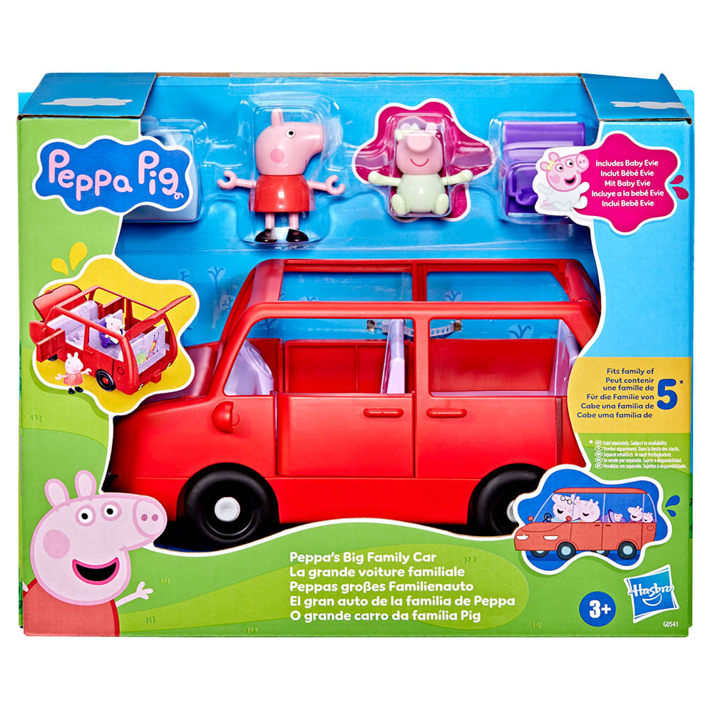 Hasbro Playset Peppa Pig Auto De La Familia