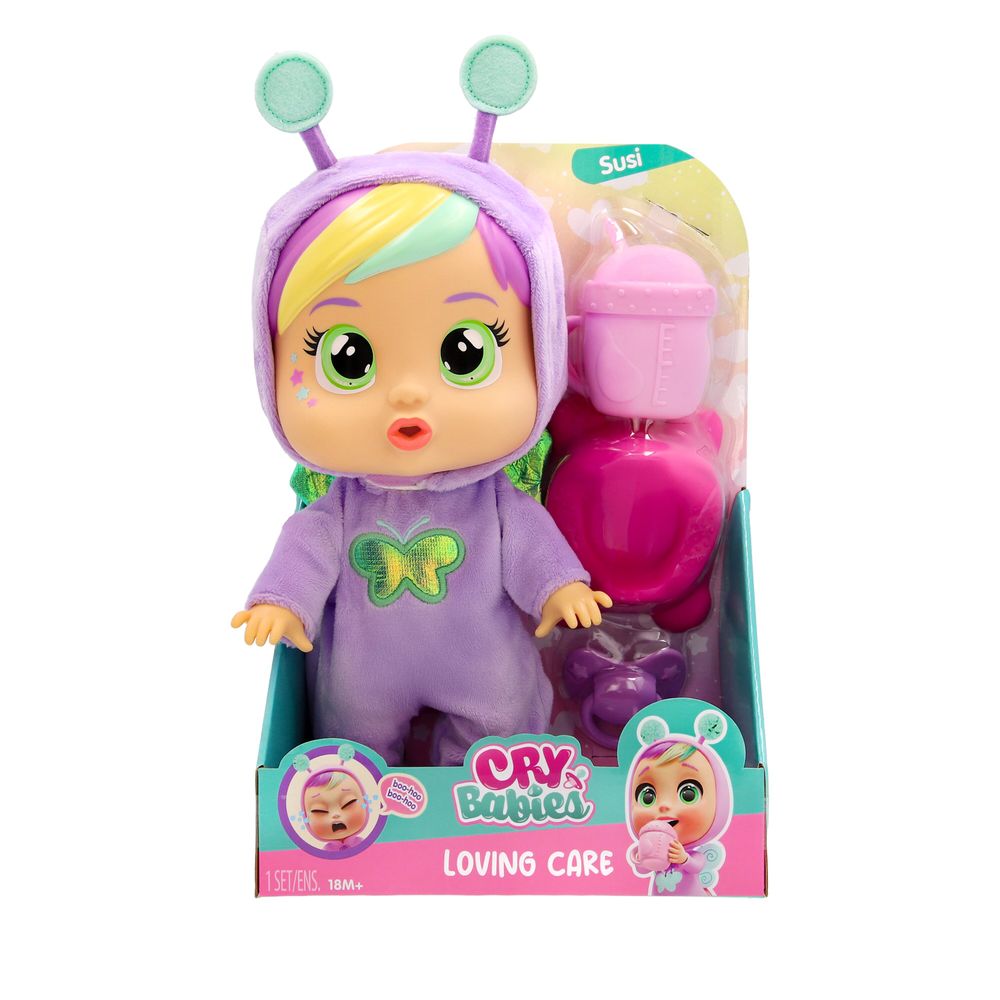 Cry Babies Loving Care Muñeca 25cm