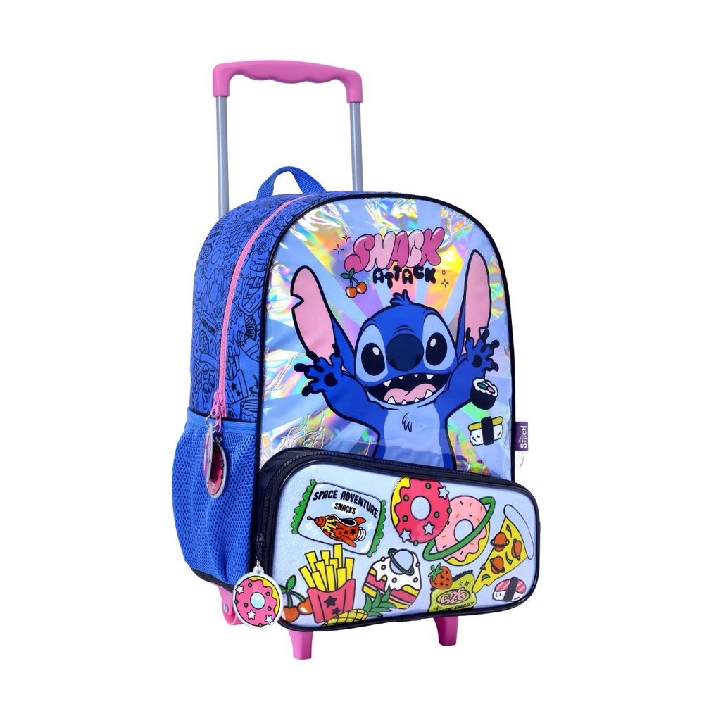Mochila Stitch Snacks 16 Carro