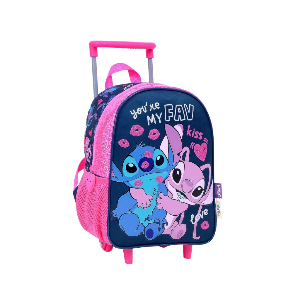 Mochila 12 Stitch Love Carro