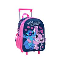 Mochila 12 Stitch Love Carro