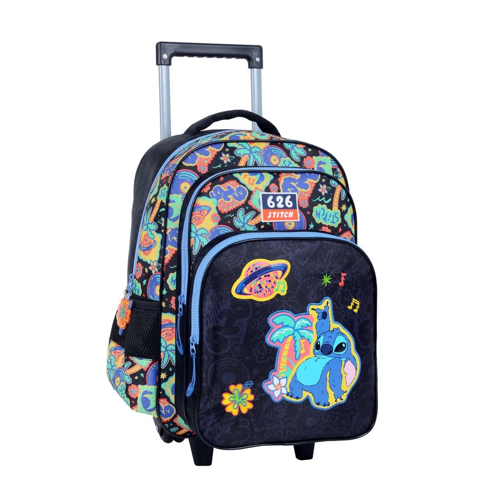 Mochila 17 Stitch Disco Carro Especial