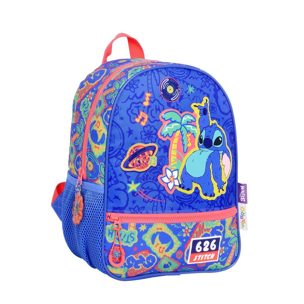 Mochila Stitch Disco 12 Espalda