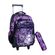 Mochila Kuromi Mariposas 18 Carro Especial Con Cartuchera De Regalo