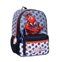 Mochila Spiderman Arañas 16 Espalda