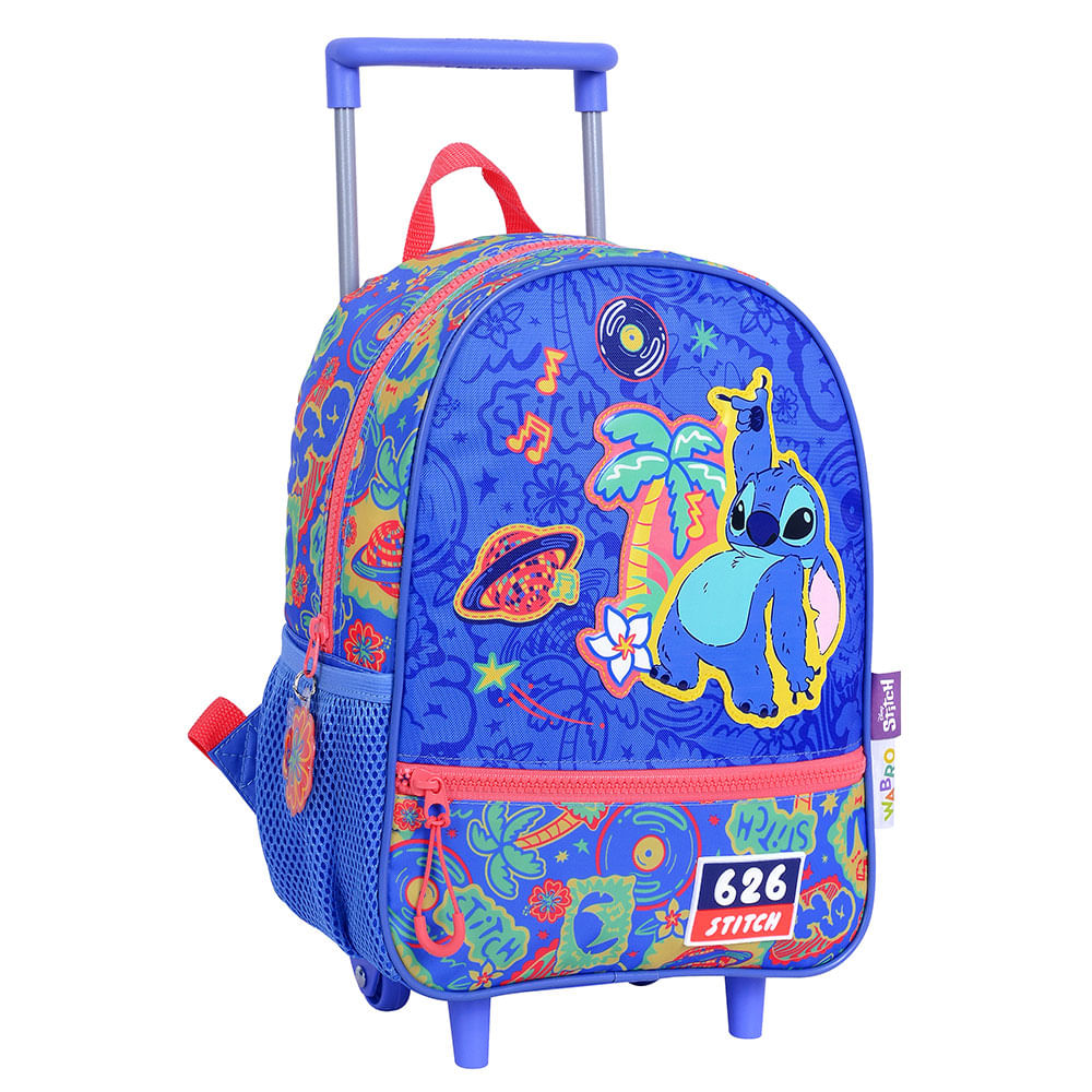 Mochila Stitch Disco 12 Carro
