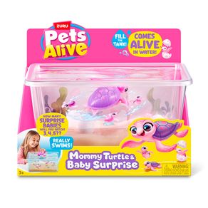 Huevo Sorpresa Pets Alive Interactivo 30cm Mama Baby Turtle